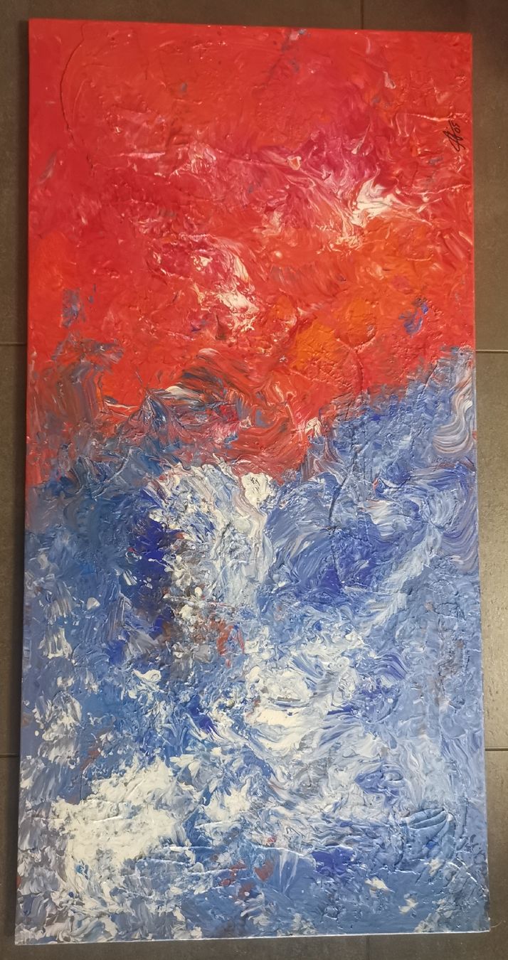Dipinti: Gemälde Malerei Kunstwerk 50 x 100cm – Usato da Küssnacht am Rigi venduto da Gold_und_mehr