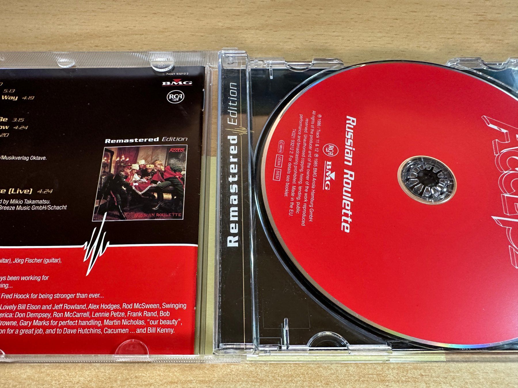 CDs: R1 Accept – Russian Roulette – Gebraucht aus Rikon im Tösstal von Alpenmutz 2