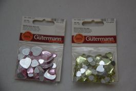 Glamoursteine Herzen         NEU OVP Basteln