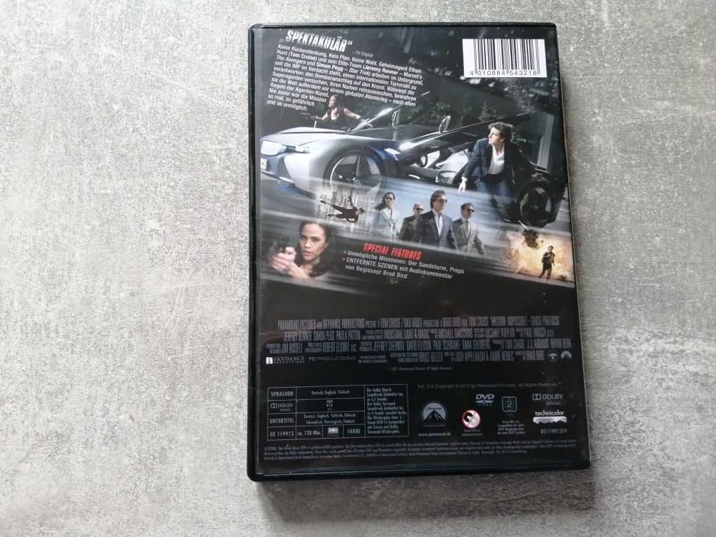 Tous les DVDs: DVD: Mission Impossible - Phantom Protokoll – Neuf (Voir description) à Altstätten SG par tollesauswolle 1