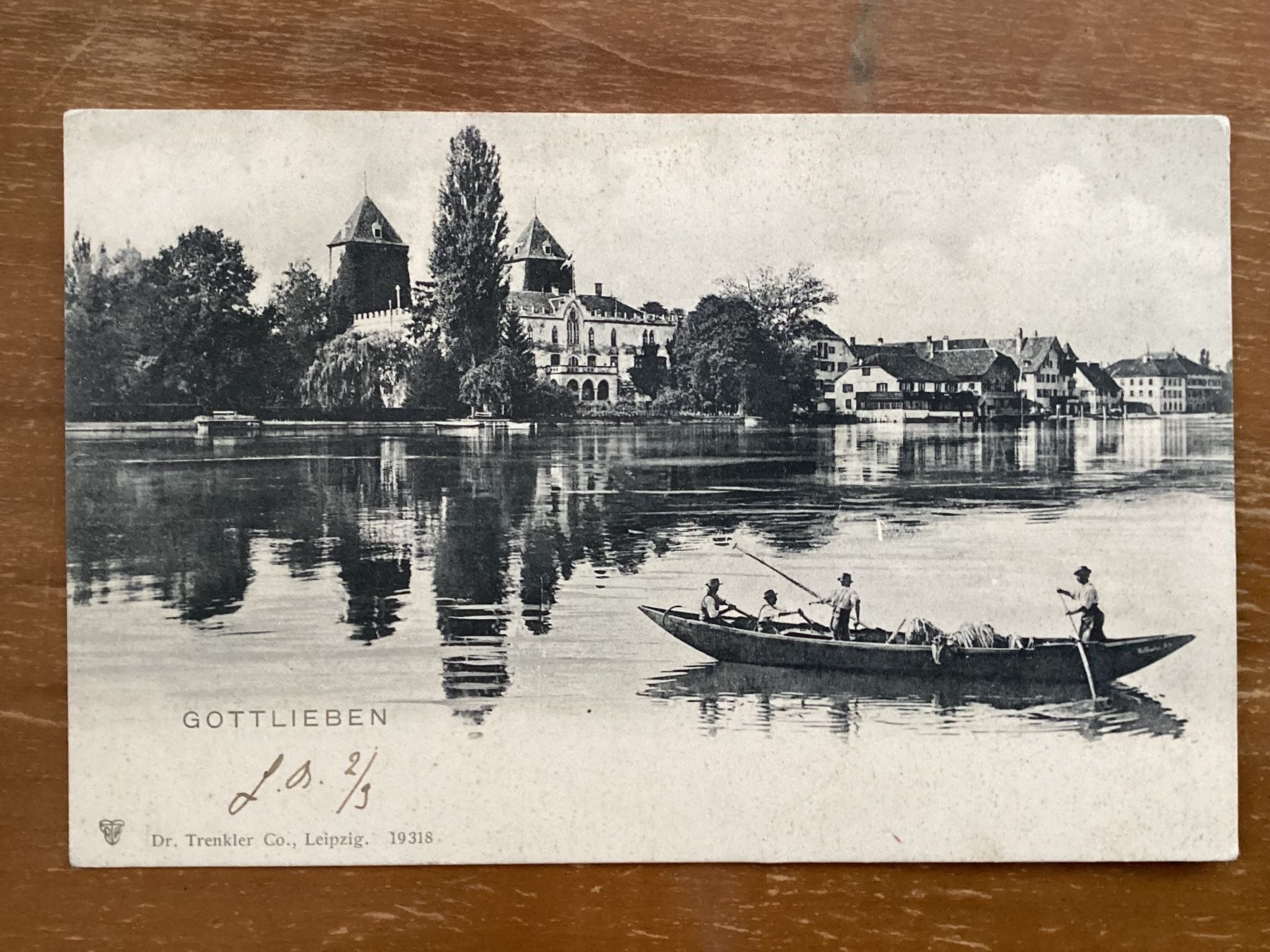 Cartoline postali: AK Gottlieben 1910 – Usato da Zürich venduto da Tolima194