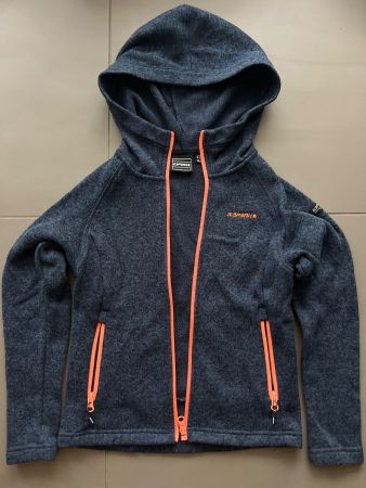 Warme Kapuzenjacke Fleecejacke Icepeak Grösse 140