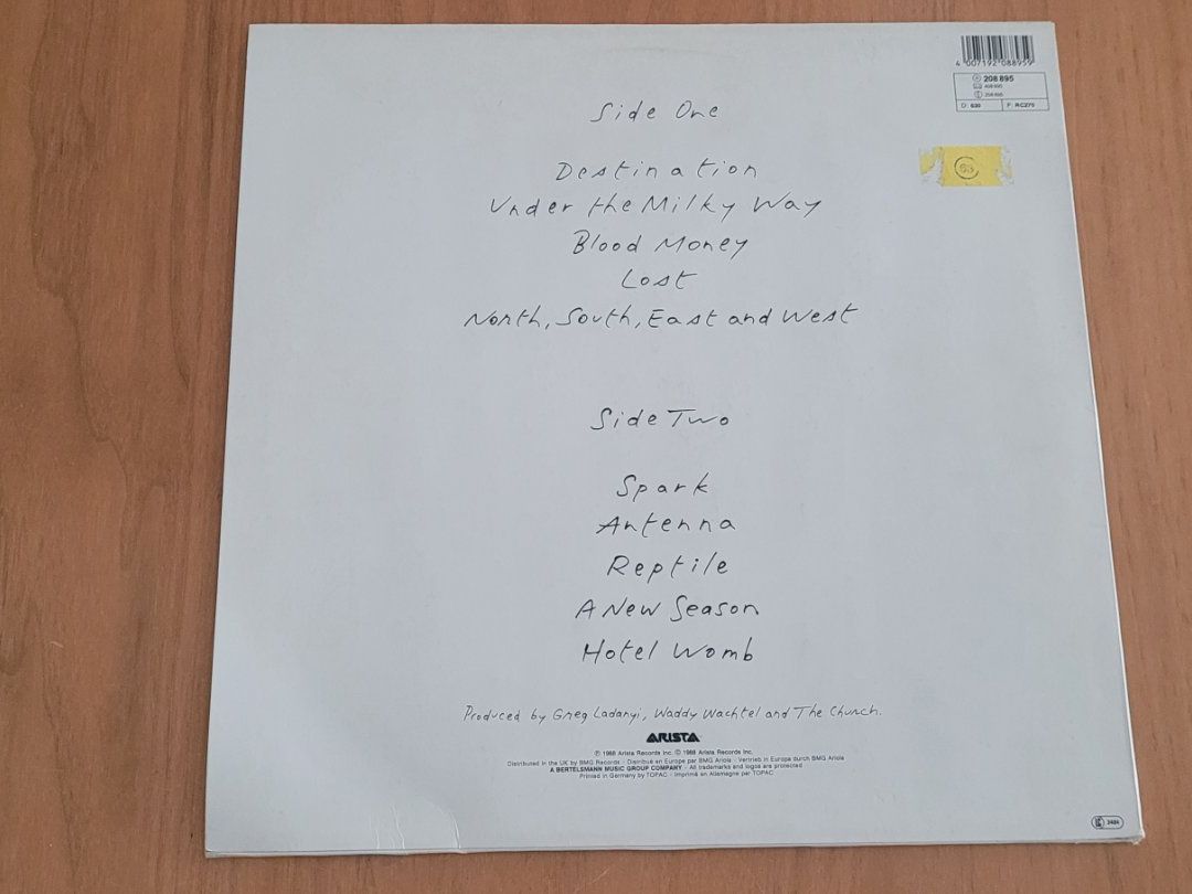 Dischi in vinile: LP  The Church – Usato da Martigny venduto da MZ-67 1