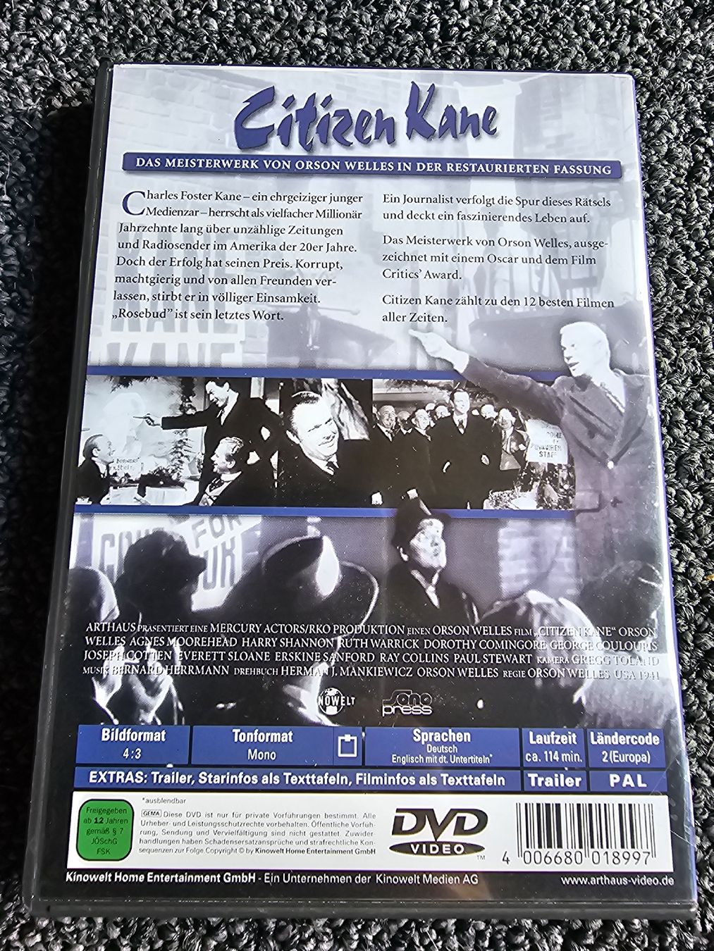 Tutti i DVDs: Citizen Kane (20886) – Usato da Ruswil venduto da jan_bxl5 1