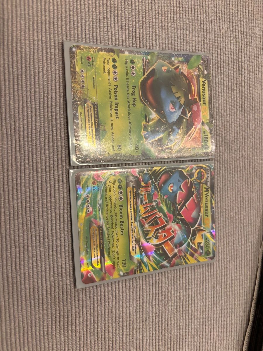 Pokémon Sammelbilder & Trading cards: Pokemon Venusaur Ex & Mega Ex – Gebraucht aus Sierre von Tracy83