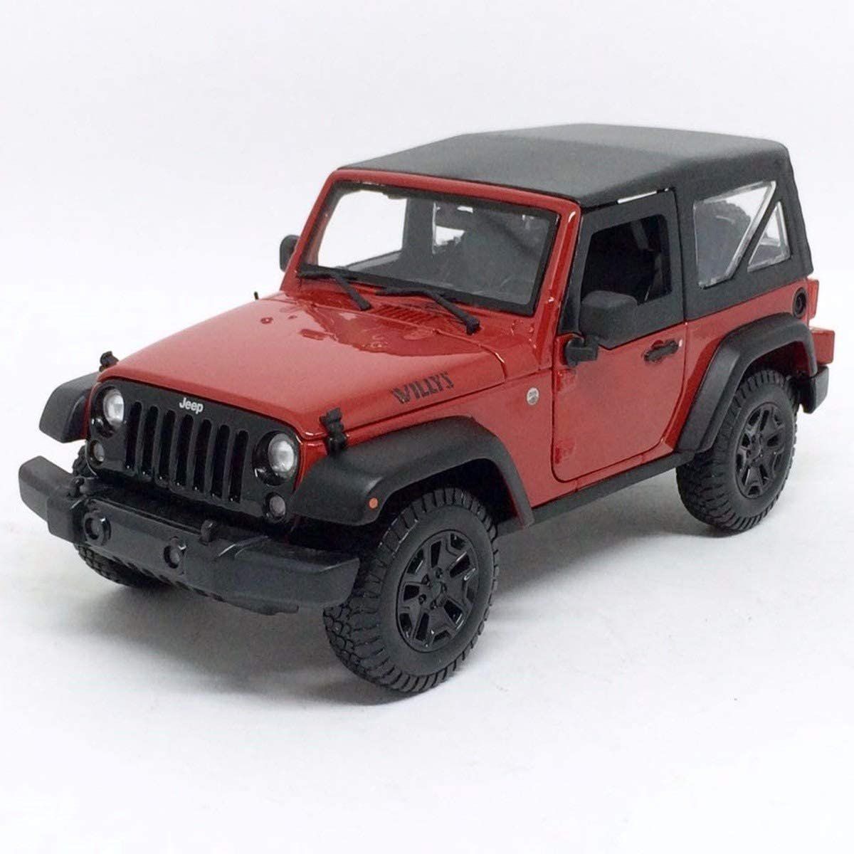 Jeep Modellautos: Jeep Wrangler "Willys" 2014-2018 rot / schwarz      1:18 – Neu und originalverpackt aus Gerlafingen von espero88 4