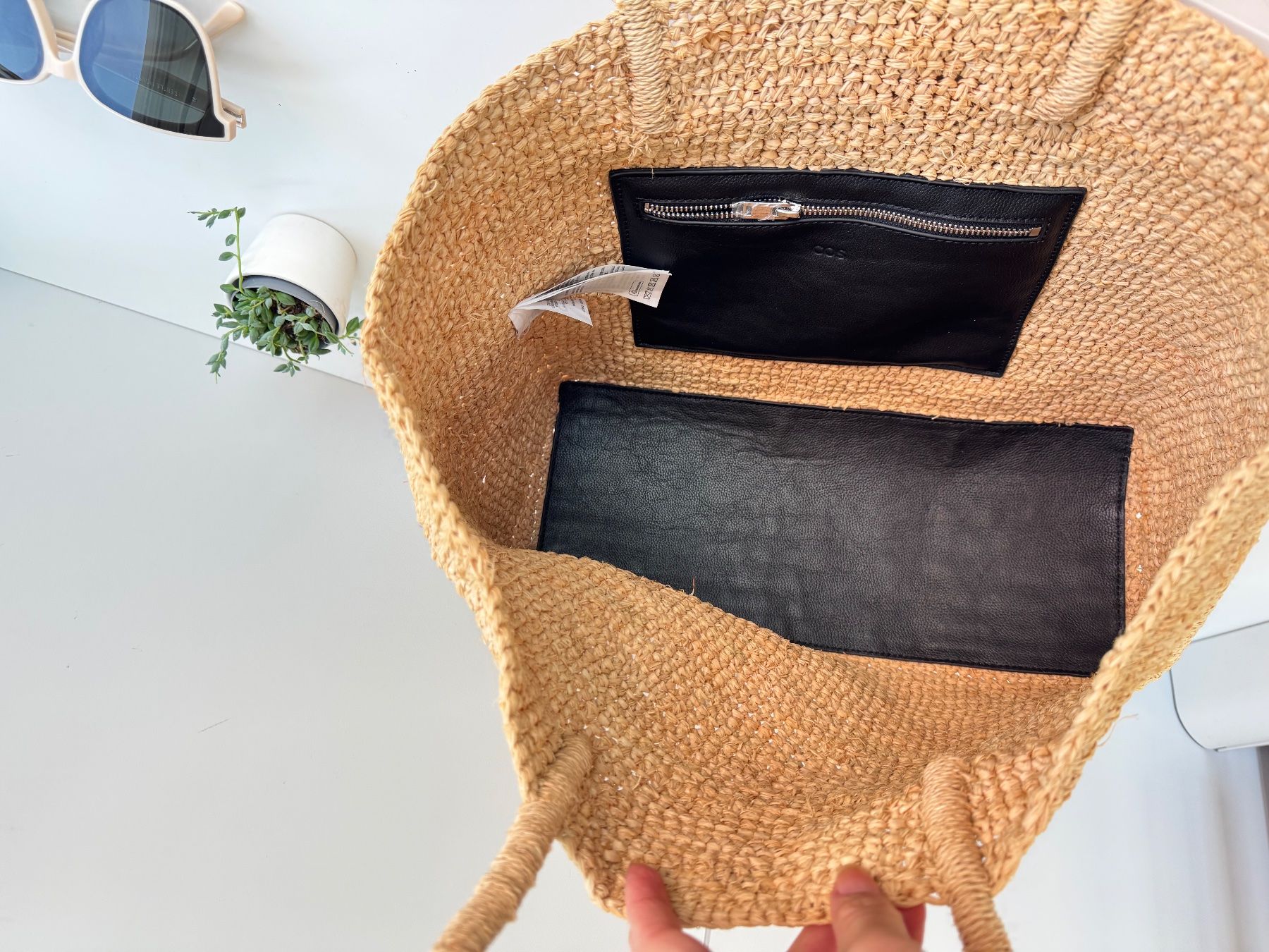Borse da donna: COS Hand-Woven Raffia Tote Bag – Usato da Zürich venduto da camenk 4