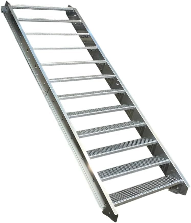 Sonstiges: Stahltreppe 12 Stufen B90cm H180-240cm – Neu und originalverpackt aus Bottighofen von zaap