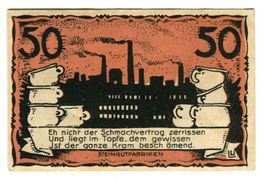 Notgeld "50 Pfennig. Haldensleben"