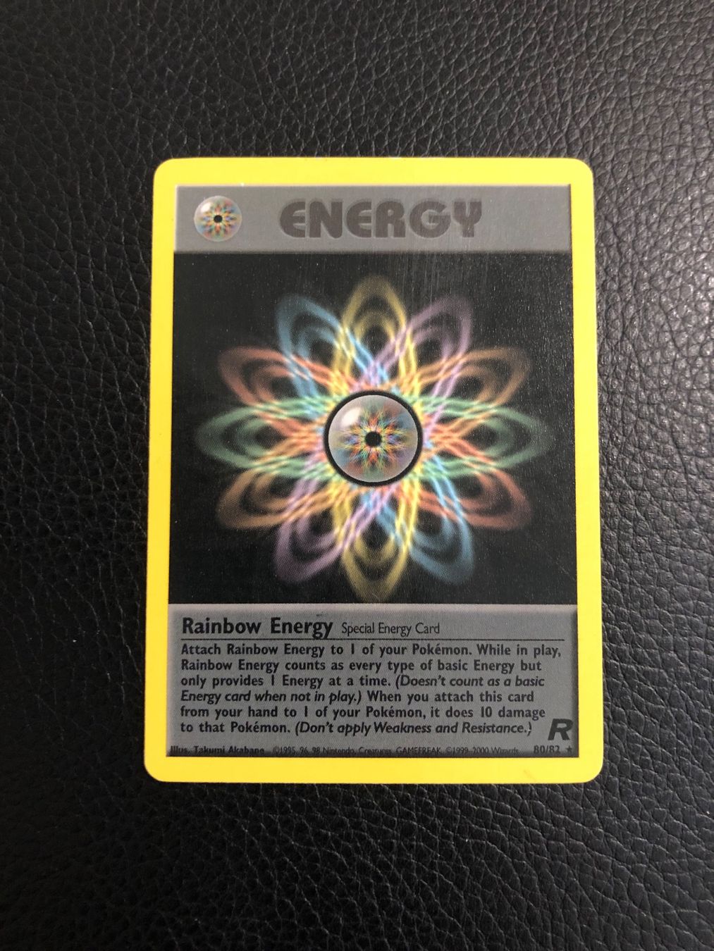 Pokémon Carte collezionabili: Team Rocket Rainbow Energy rare 80/82 Ab 1 – Usato da Paradiso venduto da Pkmn10