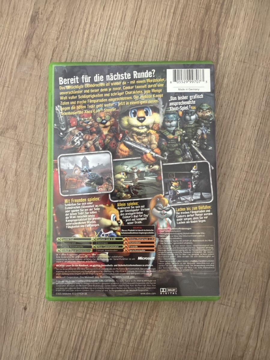 Spiele: Conker Live&Reloaded Xbox – Gebraucht aus Hagendorn von masterchieff 1