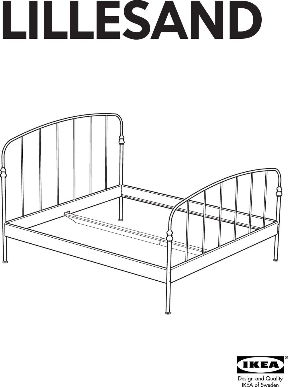 Ikea Betten: IKEA LILLESAND inkl. Lattenrost – Gebraucht aus Tägerwilen von Drizzly 6