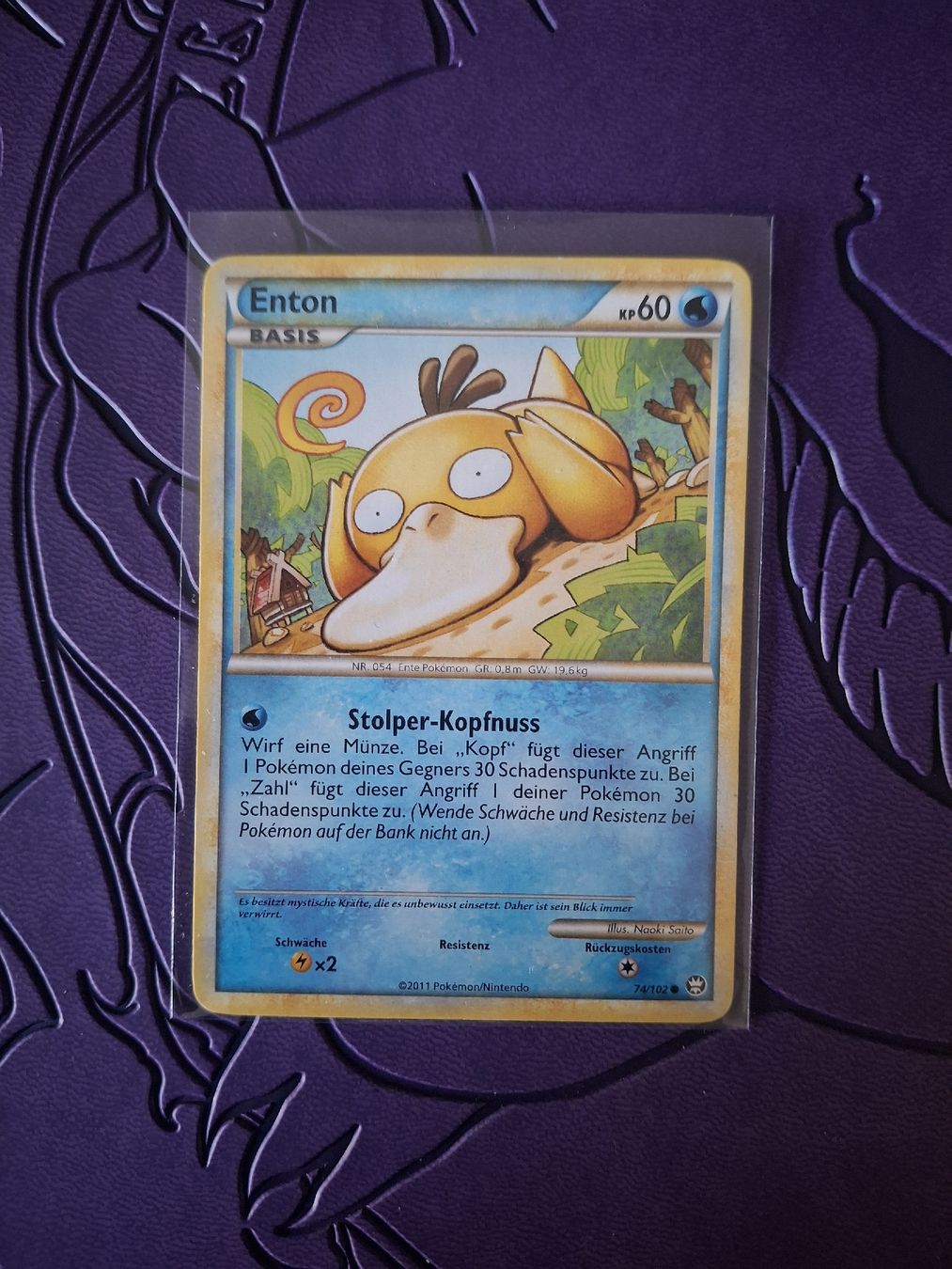 Pokémon Sammelbilder & Trading cards: Enton 74/102 – Gebraucht aus Münsingen von ama_9cdk