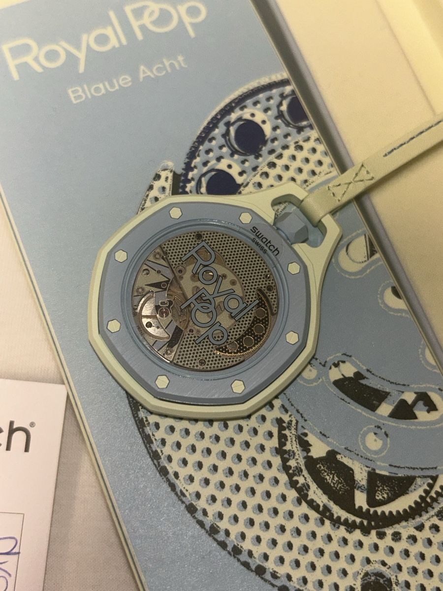 Swatch Orologi: Swatch x AP Royal pop | Blaue Acht – Nuovo e nell'imballaggio originale da Zürich venduto da Millerofficials 3