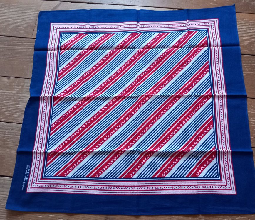 Bandana Ou Foulard BLACK APACHE - Neuf Avec Sa Boîte, Style Rétro Et Casual
