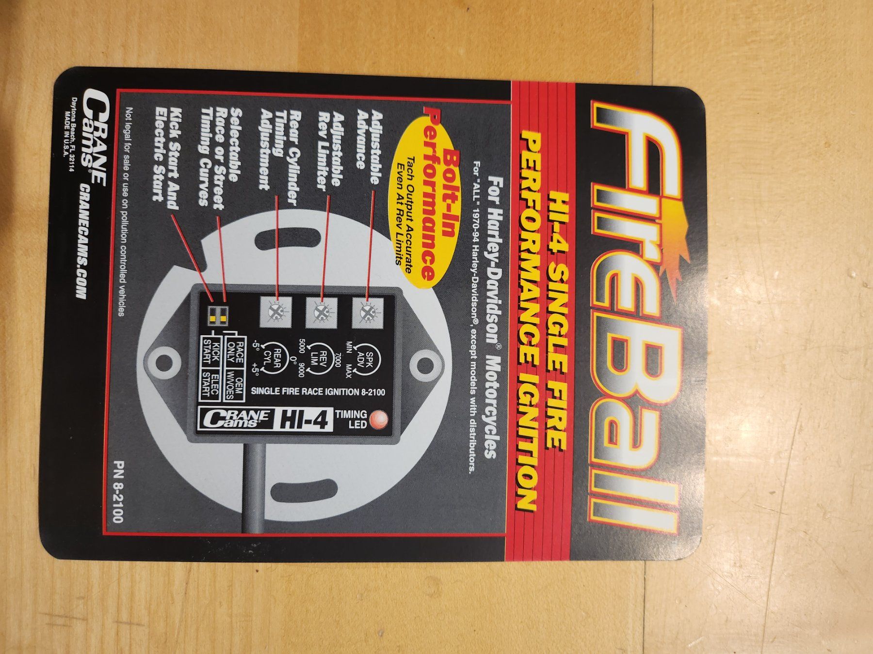 Crane Cam FireBall HI-4E Performance Ignition (Neuf (Voir 