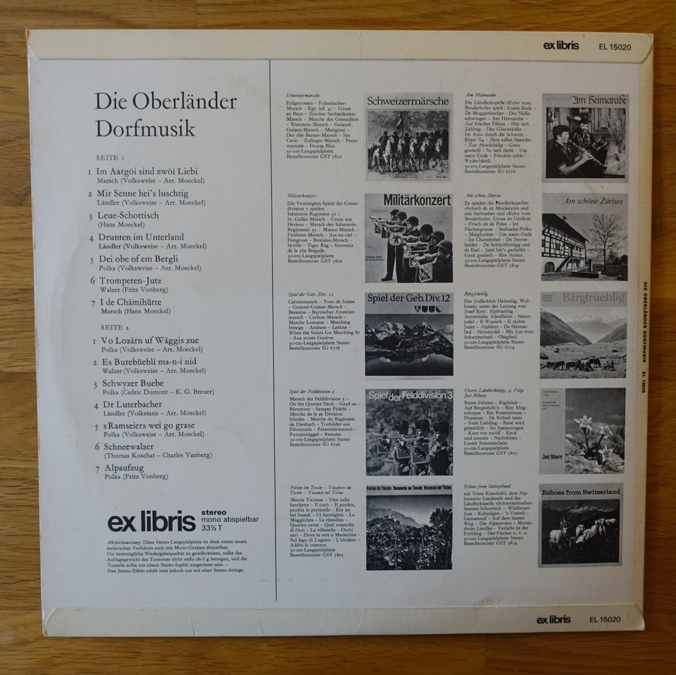 Dischi in vinile: Die Oberländer Dorfmusik - T11 – Usato da Sessa venduto da discoverymedia 1