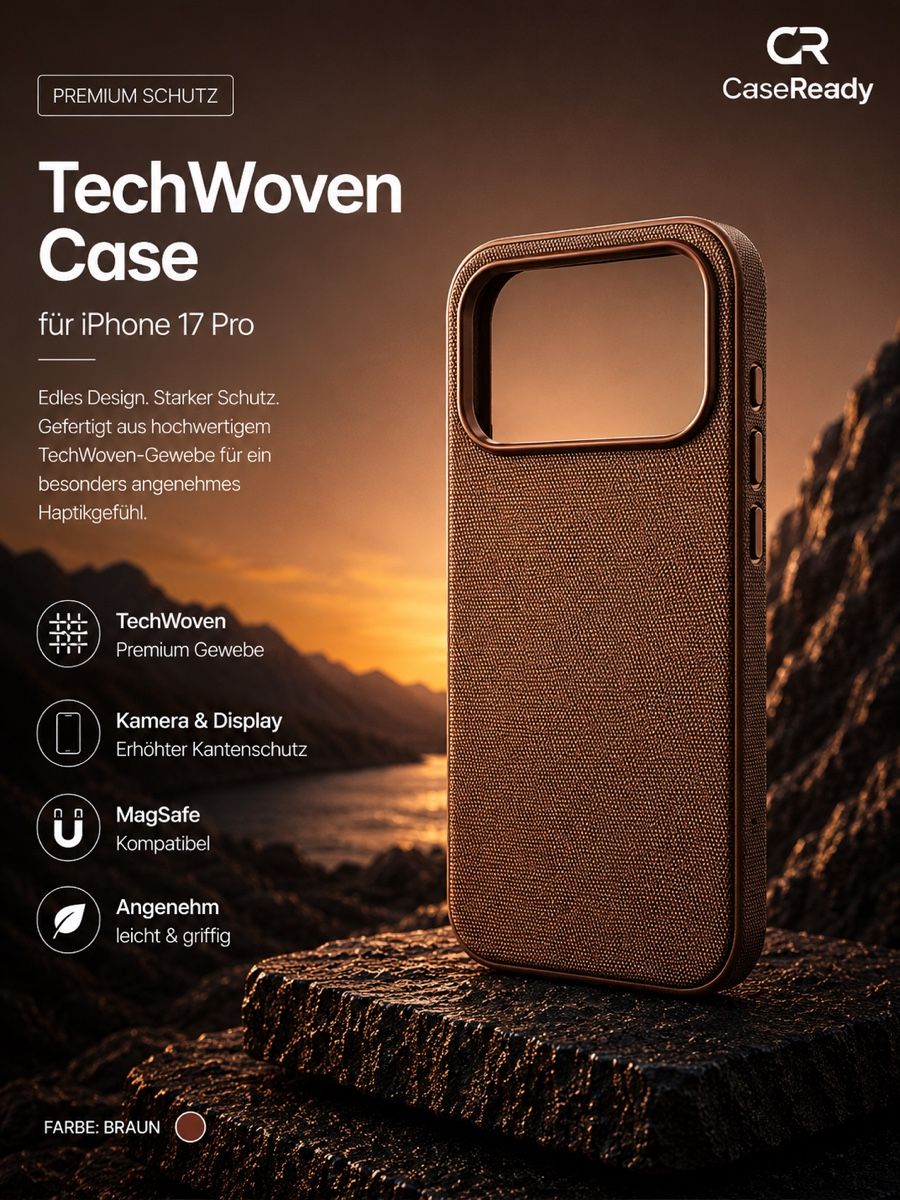 Coques & Protection écran: TechWoven Case iPhone 17 Pro – Neuf avec emballage d'origine à Basel par CaseReady
