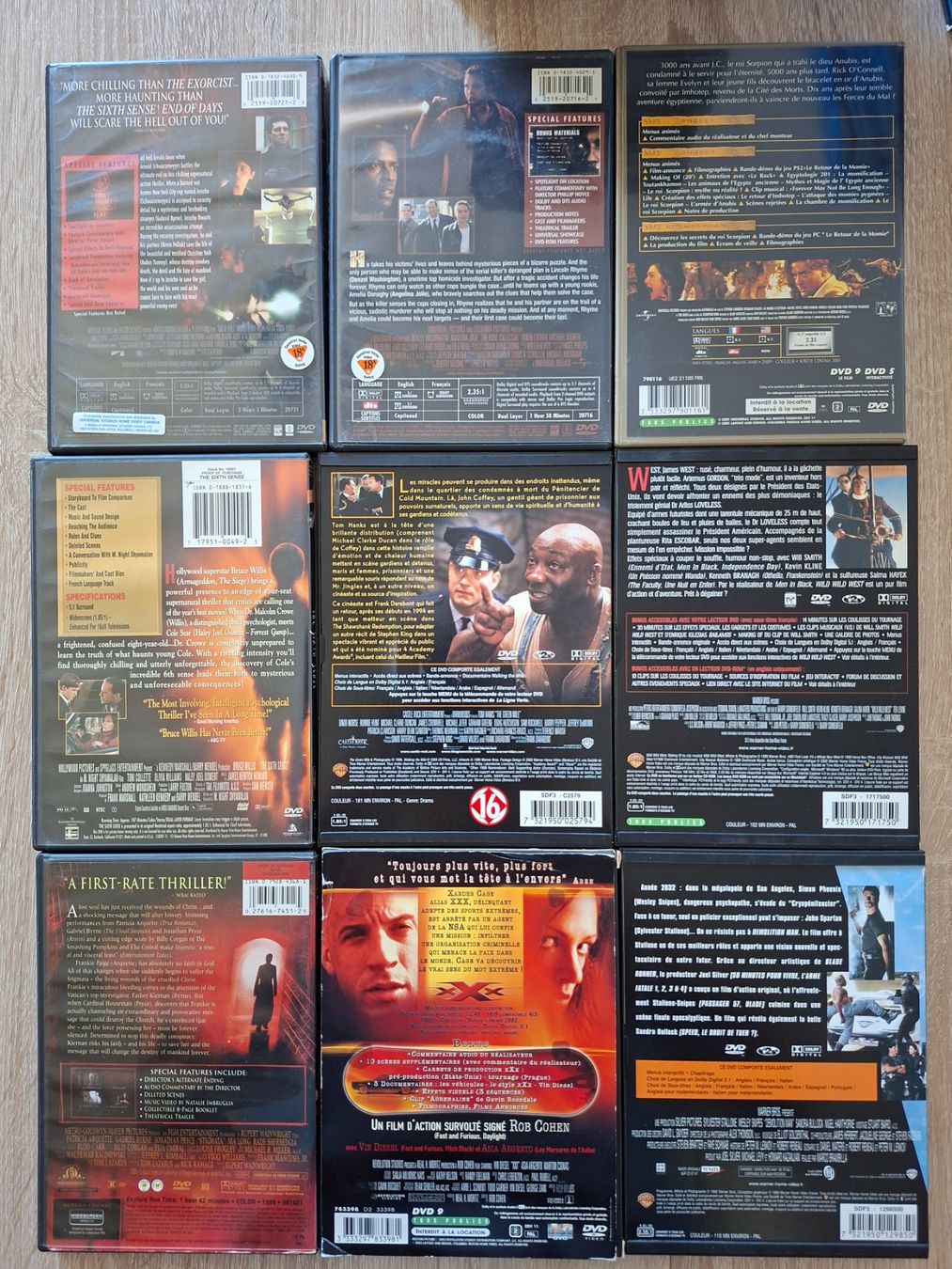 Tutti i DVDs: Lot de 20 DVD, films divers – Usato da Prilly venduto da cricri118 1