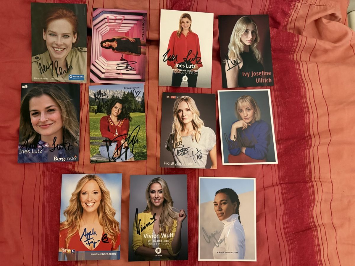 Autografi: Diverse signierte Autogrammkarten Film – Usato da Rüschlikon venduto da Andi_2000