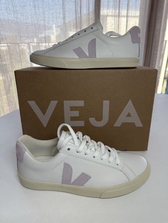 VEJA Espalar Gr. 38 weiss lila Sneaker Schuhe