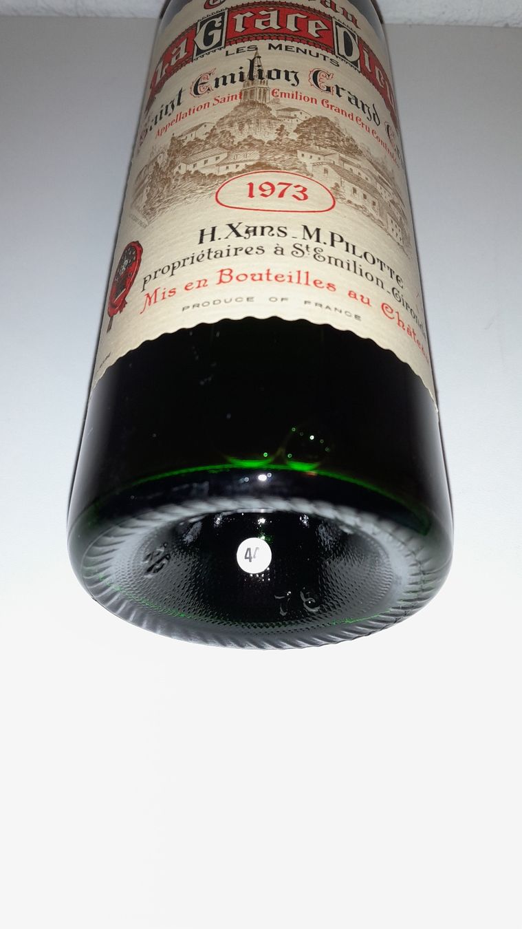 Vino: 1973 Château La Grâce Dieu LES MENUTS 1973 – Nuovo (secondo la descrizione) da Venthône venduto da achos 3