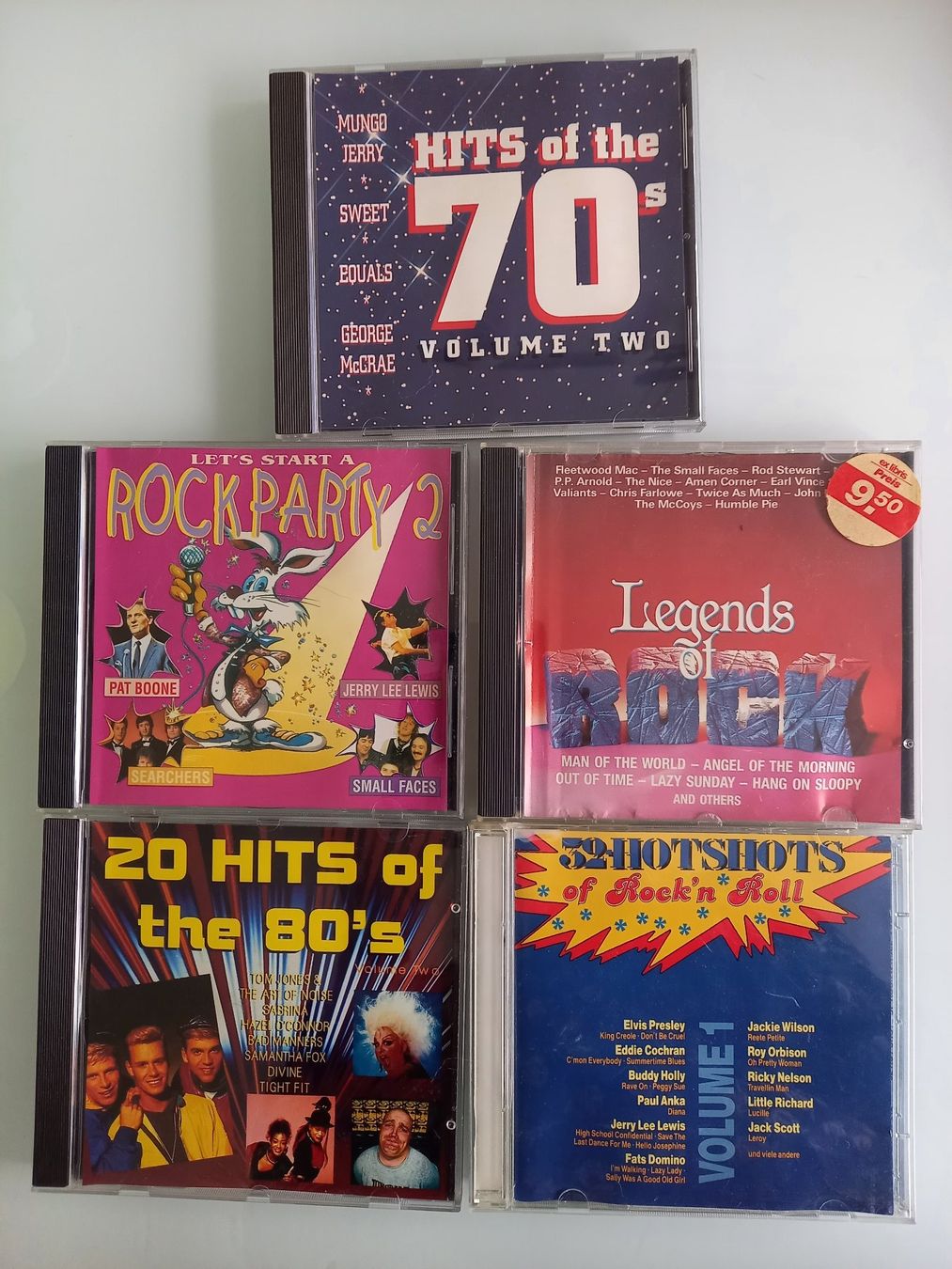 CDs: Set 5 CD Party Rock Hits 70s 80s – Gebraucht aus Unterengstringen von saraman