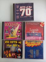 Set 5 CD Party Rock Hits 70s 80s