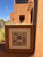 Navajo native sand art