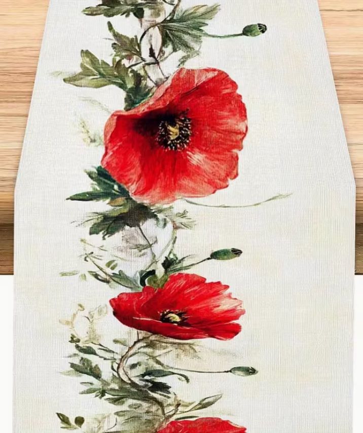 Autre linge de table: Mohnblumen-Tischläufer – Neuf avec emballage d'origine à Wagenhausen par FrauLang