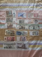 22 billets anciens URSS USA GB Egypte Tcheque France