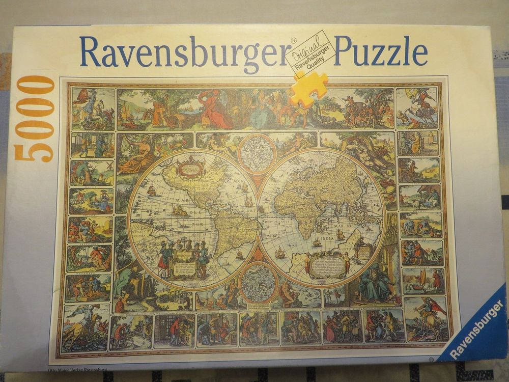 Puzzle,Historische Weltkarte,5000 Teile,Ravensburger | Kaufen auf Ricardo