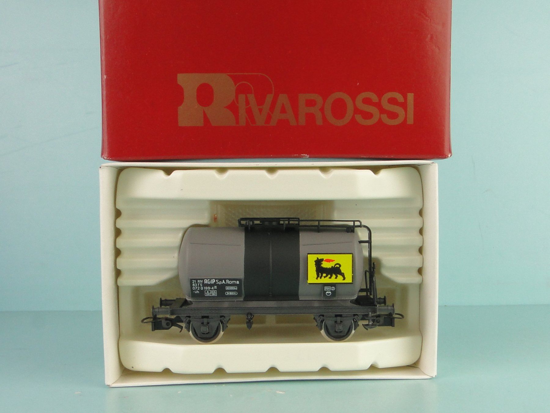 Rivarossi Modellini di ferrovie: Rivarossi 2073 AGIP NEU – Usato da Bülach venduto da cann11 2