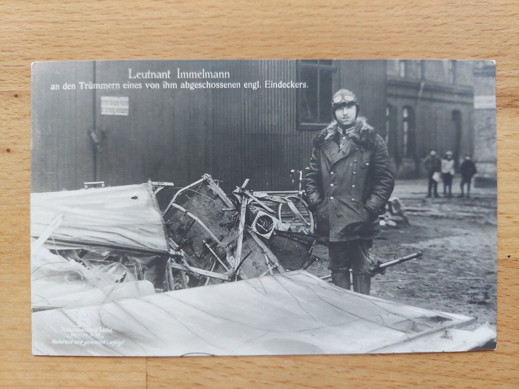 Cartoline postali: Leutnant Immelmann Abgeschossener englischer Eindecker – Usato da Obfelden venduto da Foto_Bild_Kunst_Buch