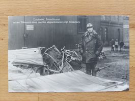 Leutnant Immelmann Abgeschossener englischer Eindecker