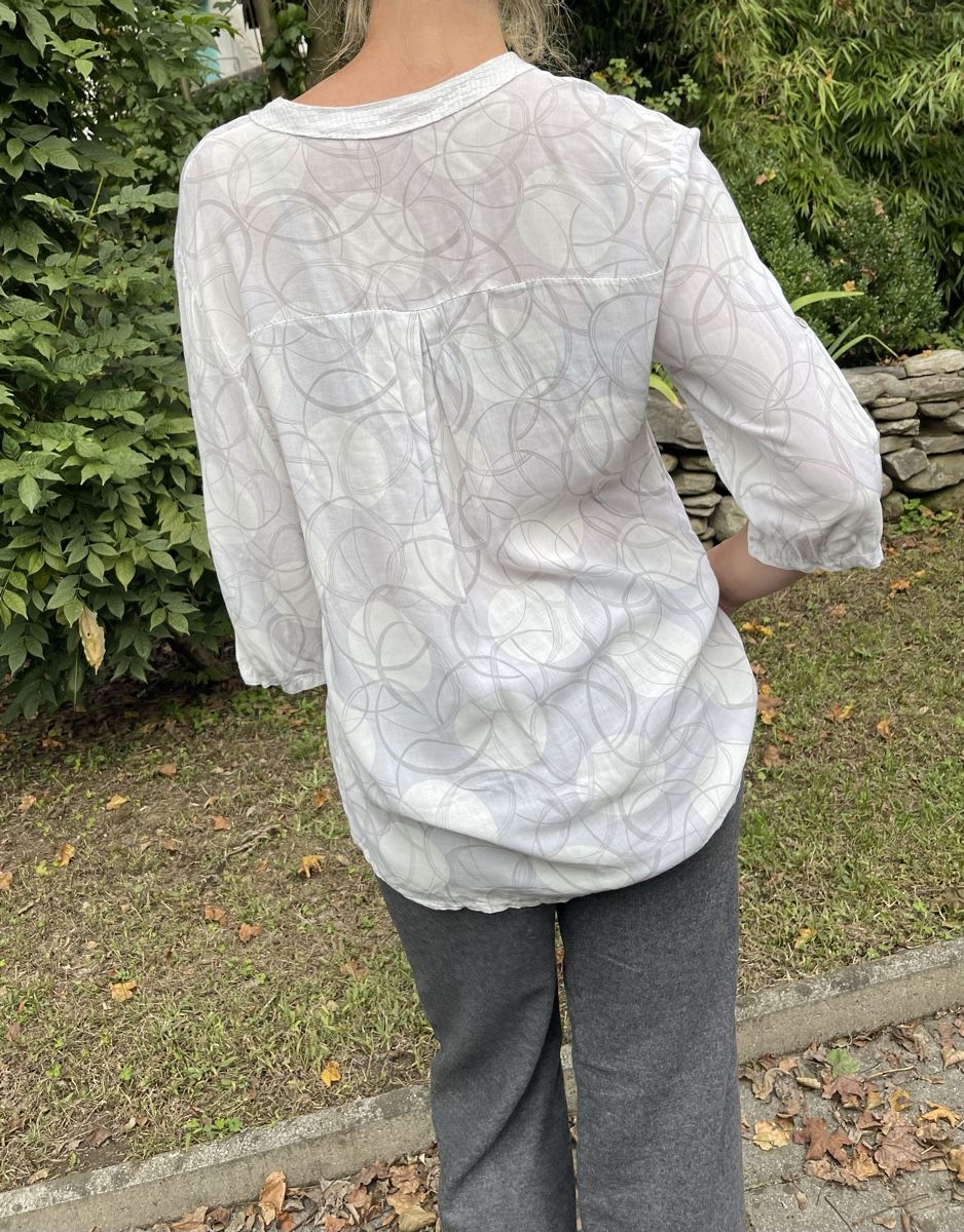 Camicette: Chic camicia di viscosa con paetten-S/M – Nuovo (secondo la descrizione) da Gordevio venduto da LanaZimm 3