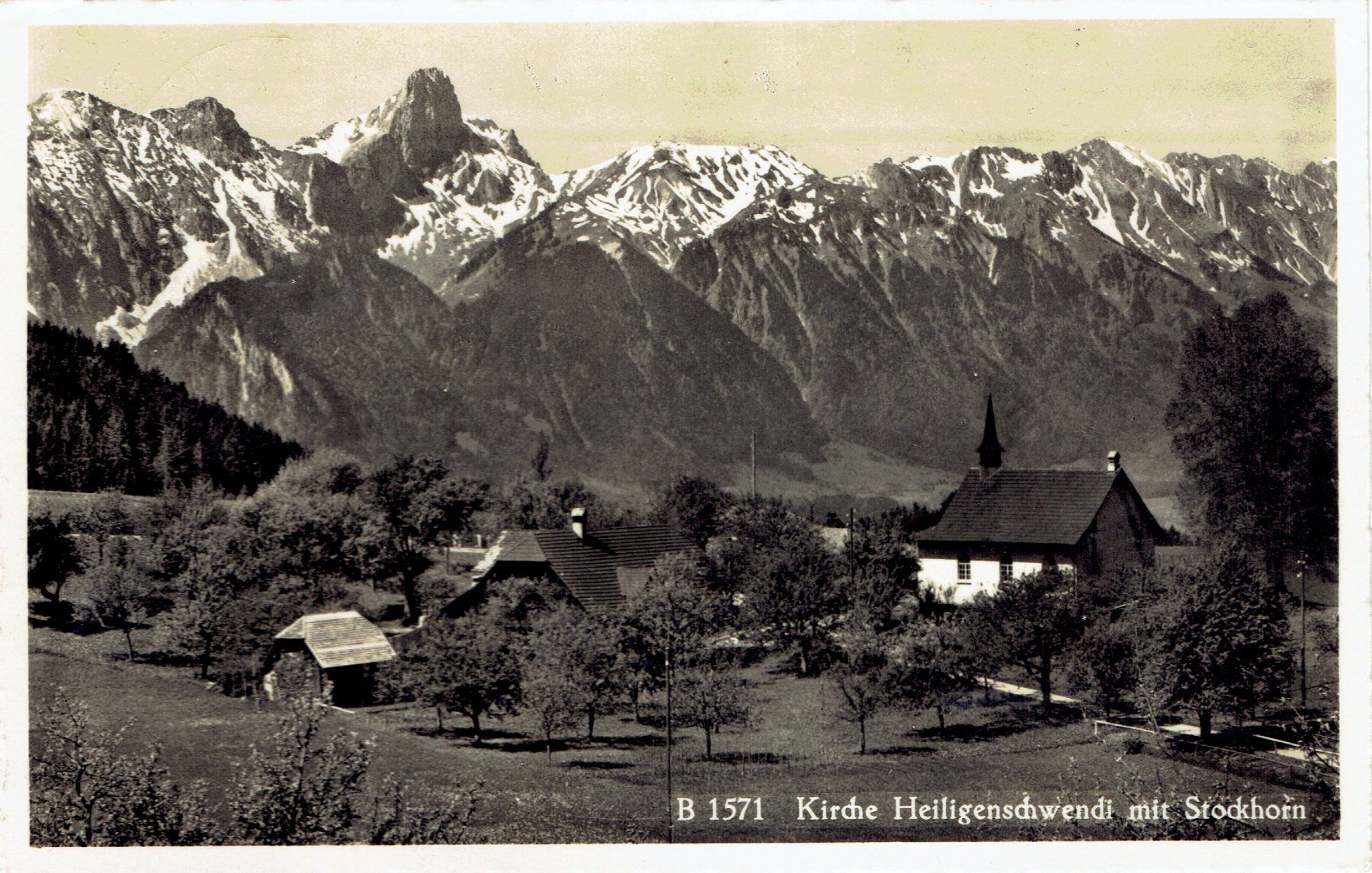 Cartoline postali: Heiligenschwendi BE 1955 – Usato da Otelfingen venduto da Schmitte9