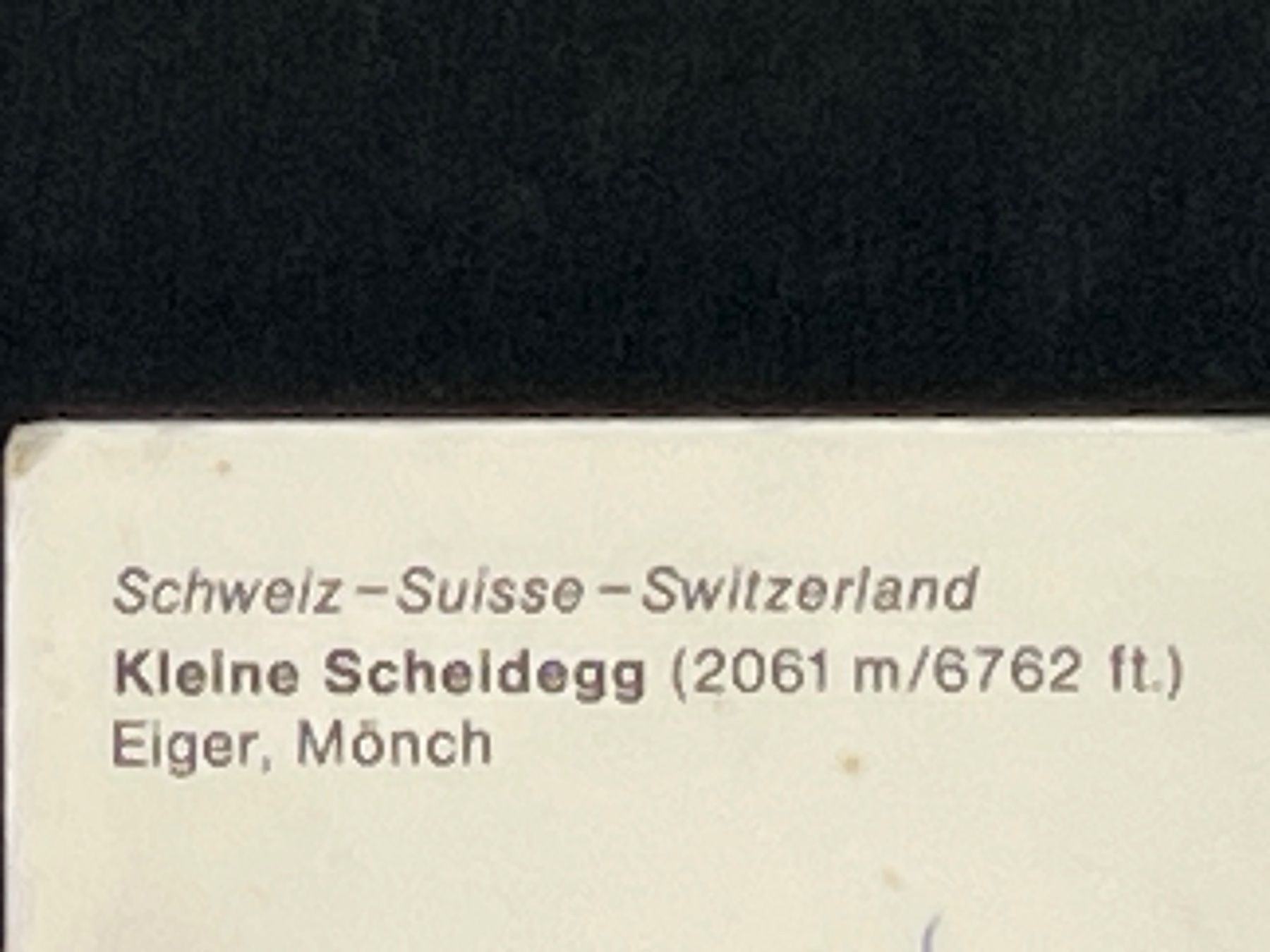 Cartes postales: Ansichtskarte: Kleine Scheidegg: Eiger, Mönch – D'occasion à Widnau par Brusi9 2