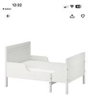 Lit enfant IKEA Sudvick qui s'allonge avec sommier