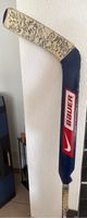 Game Used Goalie Schläger Ronnie Rüeger EHC Kloten signiert