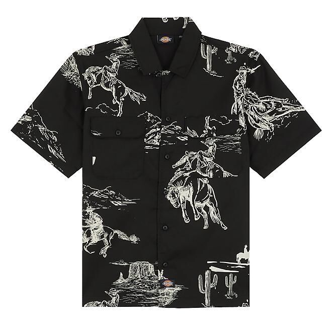 Chemises: Chemise Dickies neuve noir et blanche  – Neuf avec emballage d'origine à Lausanne par Magic1900 2