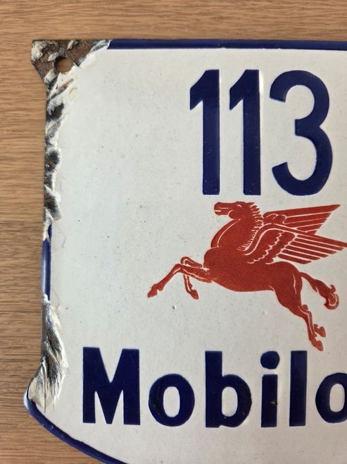 Shell Insegne: Emailschild Mobiloel Türschild plaque émaillée – Usato da Schenkon venduto da Elbarto007 1