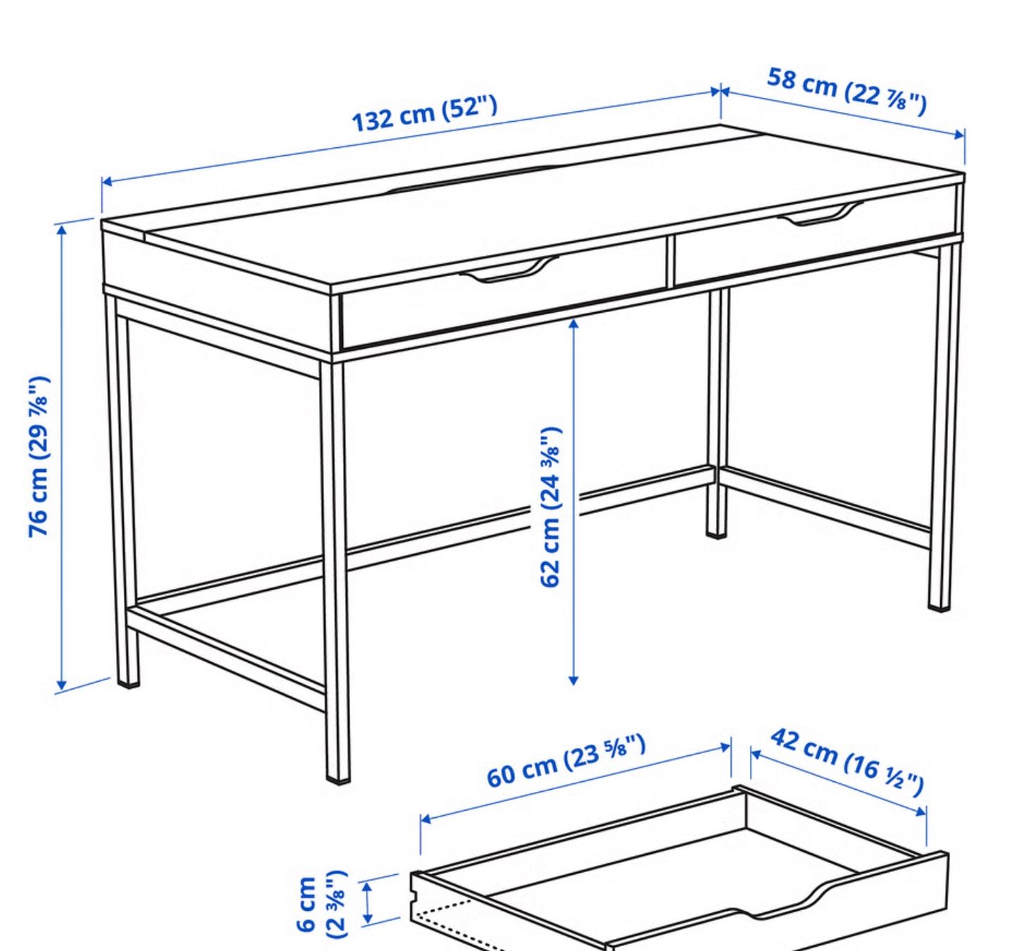 Ikea Scrivanie: Schreibtisch Alex, Ikea – Usato da Evilard venduto da mai_8wmb 2
