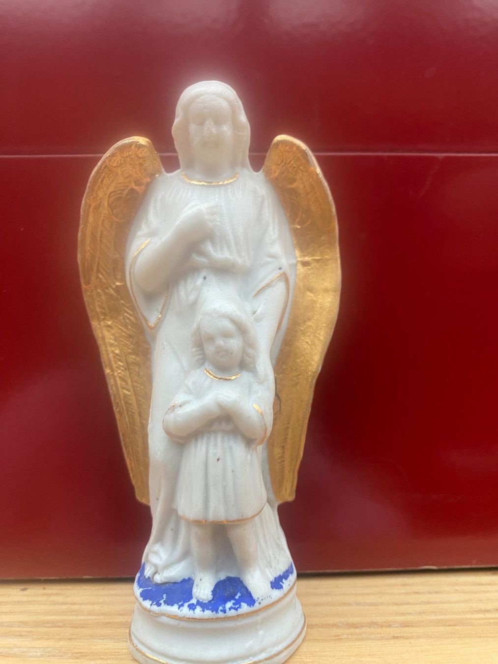 Statuette: Schutzengel mit Kind – Usato da St. Gallen venduto da Blin