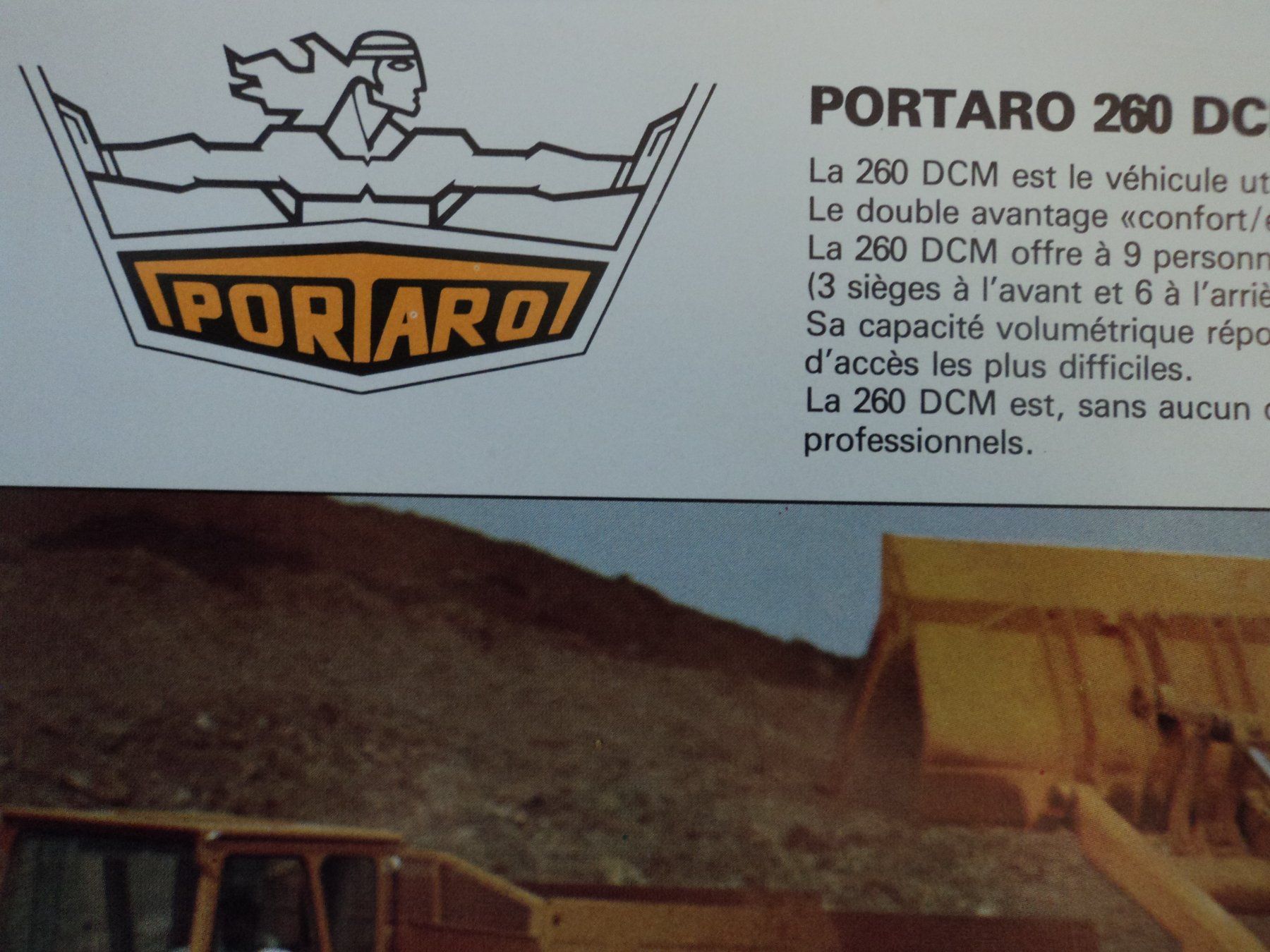 Dokumente: Prospekt Portaro 260 DCM 1982 – Gebraucht aus Schwarzenburg von modelCARama 2