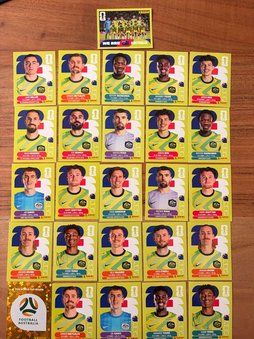 Panini Carte collezionabili: Panini Australien AUS 2026 – Usato da Solothurn venduto da rah_g92d
