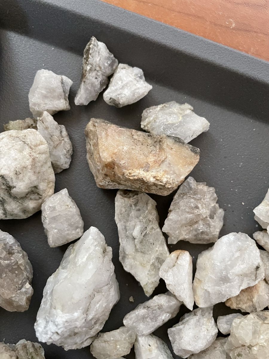Mattoni da costruzione: Kieselsteine / Quarz Steine Sammlung – Usato da Rümlang venduto da euqinom16 1