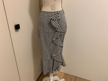 Marks & Spencer Jupe weiss/schwarz Gr.36