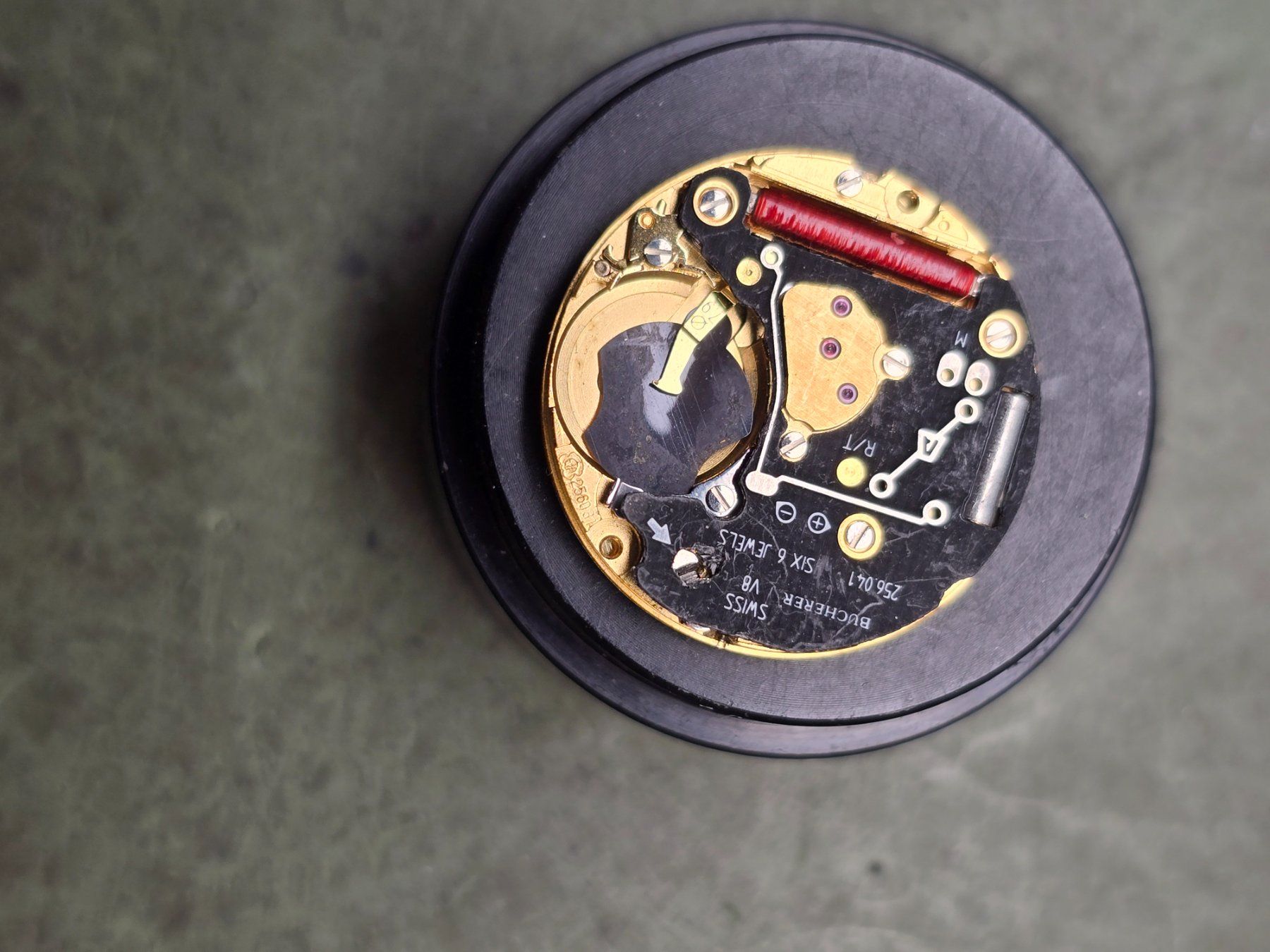 Eta Orologi: Mouvement ETA 256.031 cadran Bucherer – Difettoso da Tramelan venduto da Nirdan 3