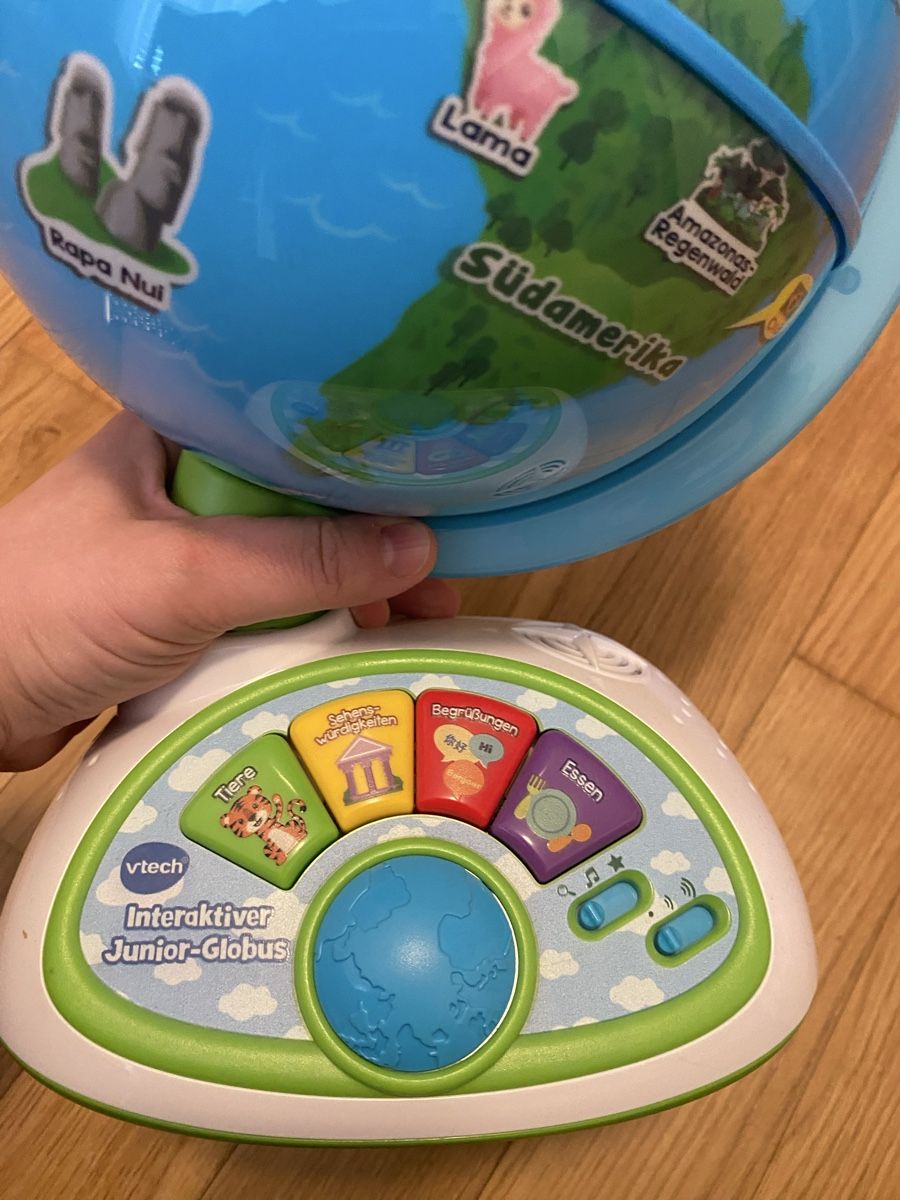 Vtech Giocattoli: v-tech interaktiver junior- globus – Usato da Root venduto da Ona9987 1